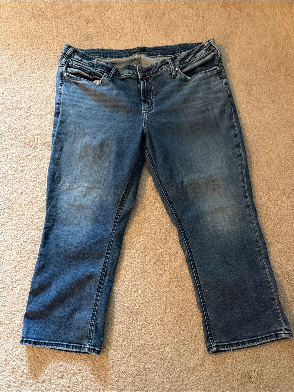 Silver Jeans Women's Elyse Capri’s Size 20/23.5